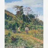 Paisagem com Figura by João Batista da Costa, ÓLEO SOBRE MADEIRA, offered Apr 2003