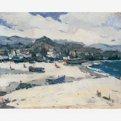Sílvio Pinto, Marinha, Óleo sobre eucatex