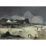 Bustamante Sá, Aldeia de Pescadores, ÓLEO SOBRE TELA