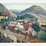 Rescala, Pueblo - México, ÓLEO SOBRE TELA