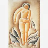 Vicente do Rego Monteiro, Mulher com Galinhas