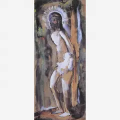 Cristo by Alberto da Veiga Guignard, Aquarela e Nanquim, offered Apr 2003