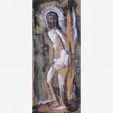 Cristo by Alberto da Veiga Guignard, Aquarela e Nanquim, offered Apr 2003