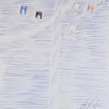 Mastro e Bandeirinhas by Alfredo Volpi, Pastel, offered Apr 2003