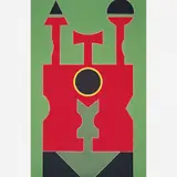 Rubem Valentim, Emblema 88, ACRÍLICA SOBRE TELA