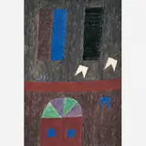 Alfredo Volpi, Fachada com Bandeirinha Azul