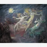 Helios Seelinger, Anjos, ÓLEO SOBRE CARTÃO