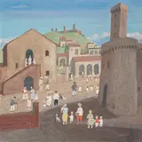Fulvio Pennacchi, Praça Toscana