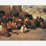 Mecatti, Feira Árabe, ÓLEO SOBRE TELA