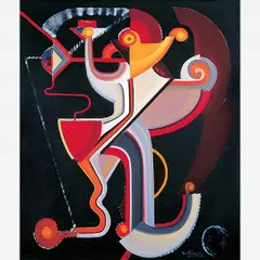 Trombeta by Miguel dos Santos, ÓLEO SOBRE TELA, offered Nov 2002