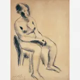 Alfredo Volpi, Nu Feminino Sentado