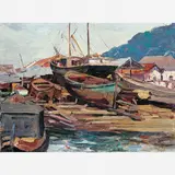 Campão, Estaleiro, ÓLEO SOBRE TELA
