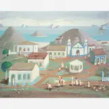 Fulvio Pennacchi, Aldeia com Figuras