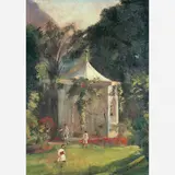 Eliseu Visconti, Paisagem com Coreto e Crianças