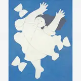 Menina e Borboletas by Milton Dacosta, ÓLEO SOBRE TELA, offered Sep 2002