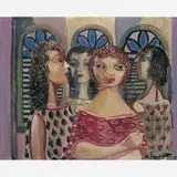 Quatro Mulheres by Di Cavalcanti, ÓLEO SOBRE TELA, offered Sep 2002