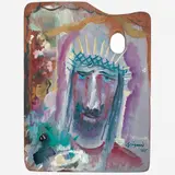 Cristo by Alberto da Veiga Guignard, Óleo sobre palheta, offered Sep 2002