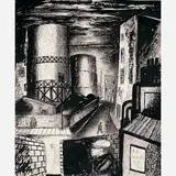 Gasômetro by Di Cavalcanti, NANQUIM SOBRE PAPEL, offered Jul 2002
