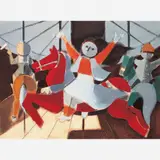 Milton Dacosta, Carrossel, GUACHE SOBRE PAPEL