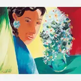 Mulher e Vaso com Flores by Cícero Dias, ÓLEO SOBRE TELA, offered Jul 2002