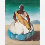 Baiana by Candido Portinari, ÓLEO SOBRE TELA, offered Jul 2002