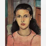 Menina by Alberto da Veiga Guignard, ÓLEO SOBRE MADEIRA, offered Jul 2002