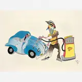 Roberto Magalhães, Frentista
