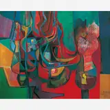 Composição by Roberto Burle Marx, ÓLEO SOBRE TELA, offered Jul 2002