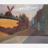 Paisagem de Paris by Joaquim Do Rego Monteiro, Óleo sobre tela colado em cartão, offered Jul 2002