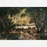 Paisagem by Narcisse Virgilio Díaz, ÓLEO SOBRE TELA, offered Jul 2002