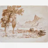 Lagoa Rodrigo de Freitas by George Sartorious, Aquarela, offered Mar 2002
