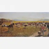 Peões Laçando Gado by Pedro Weingärtner, ÓLEO SOBRE TELA, offered Mar 2002