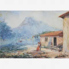 Manuel Santiago, Paisagem Teresópolis, ÓLEO SOBRE TELA