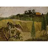 Rebolo, Paisagem 1902 - 1980, Óleo sobre cartão colado em madeira