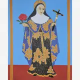 Santa Rita de Lima by Djanira da Motta e Silva, ÓLEO SOBRE TELA, offered Mar 2002