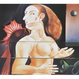 Mulher com Bola by João Câmara, Óleo sobre tela colada em madeira, offered Mar 2002