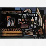Cais de Pescadores,1897 - 1976 by Di Cavalcanti, ÓLEO SOBRE TELA, offered Nov 2001