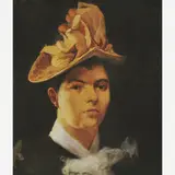 Rodolfo Amoedo, Mulher de Chapéu,1857 - 1941