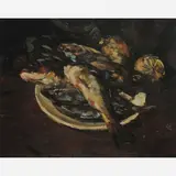 Alfredo Volpi, Peixes,1896 - 1988, (c. 1925)