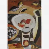 Carlos Scliar, Natureza-Morta com Frutas,1920 - 2001