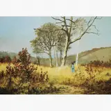 Paisagem com a Árvores e Camponês,1855 - 1888 by Antônio Firmino Monteiro, ÓLEO SOBRE TELA, offered Nov 2001