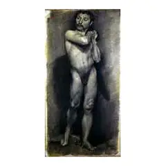 Estudo de Academia by Pedro Américo, Carvão sobre papel, offered May 2001
