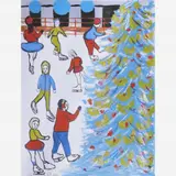 Djanira da Motta e Silva, Patinadores no Natal