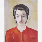 Retrato de Mulher by Alberto da Veiga Guignard, ÓLEO SOBRE MADEIRA, offered May 2001