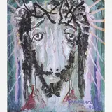 Cristo by Alberto da Veiga Guignard, ÓLEO SOBRE MADEIRA, offered May 2001