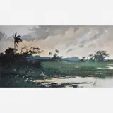 Francisco Aurélio, Paisagem, (c.1885), ÓLEO SOBRE TELA
