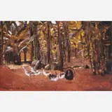 Pedro Weingärtner, Paisagem de Aves - Tijuca