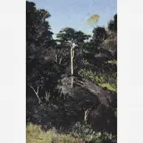 Francisco Aurélio, Paisagem de Petrópolis.(c. 1890), ÓLEO SOBRE MADEIRA