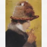 Rodolfo Amoedo, Retrato de Senhora ( fumando )