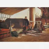 Modesto Brocos Gómez, Navio de Imigrantes, ÓLEO SOBRE TELA
